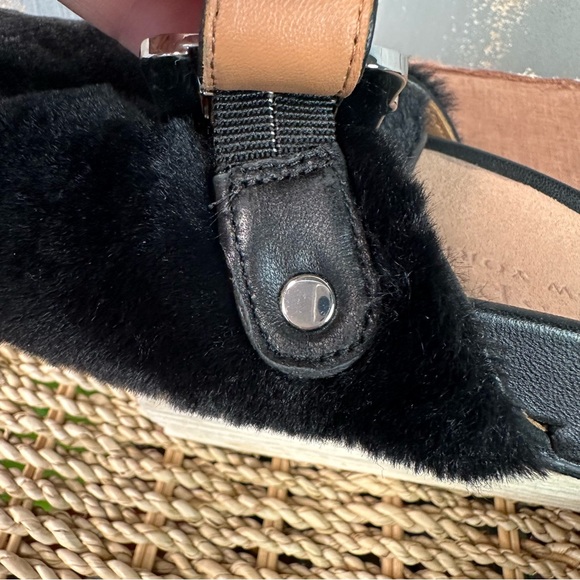 Kate Spade Cici Faux Fur Embellished Mules Flats Black Sz 7 - Picture 10 of 15